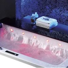 1850*1000*750 мм дом применение Крытый красочные один массажная ванна с воздушными струями светодиодный светодиодные фонари массаж ванна M-2049