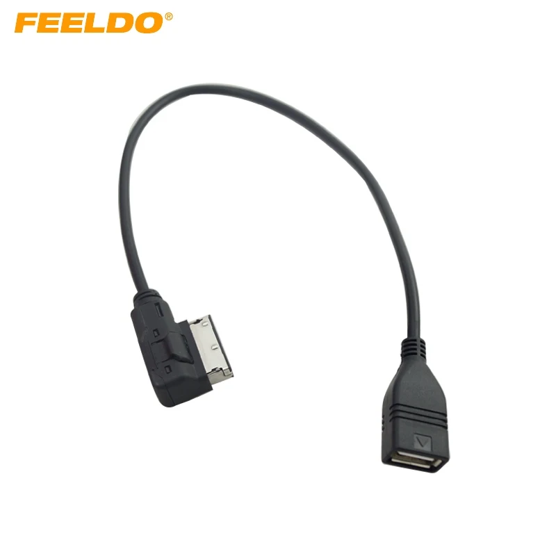 Feeldo 1pc Car Audio Music Interface Ami/mdi/mmi To Usb Adapter Cable