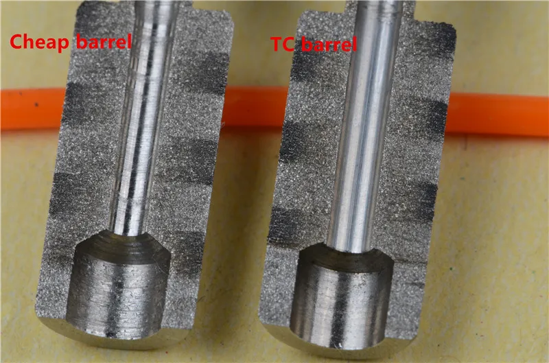 2 шт. супер гладкий Кракен титановый сплав теплолом горло Химера/Циклоп TC4 тепловой баррель 1,75 мм 3d принтер