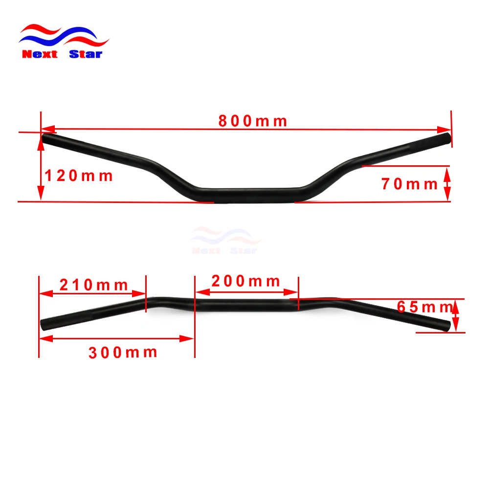 Мотоциклетные ручки 1/4 &quot28 мм для KTM EXC EXCF XC XCF XCW XCFW SX SXF SXS YZF KX KLX RMZ 1/8 125 250 350 450 525|Руль