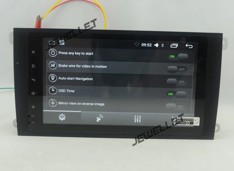 " четырехъядерный 1024*600 HD экран Android 6,0 Автомобильный gps Радио навигатор для Porsche Cayenne 2002-2010 с 4G/Wifi, DVR OBD 1080P