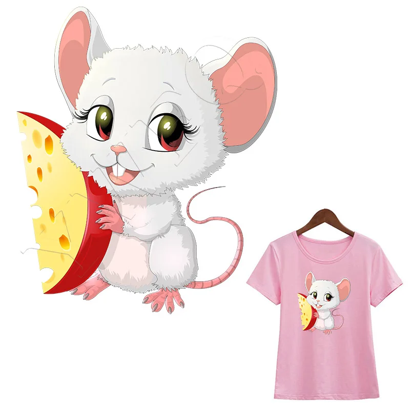 

DIY Heat Transfer Patches Cute Cat Parches Clothes Stickers Washable Patches For Clothing Easy Print By Household Irons