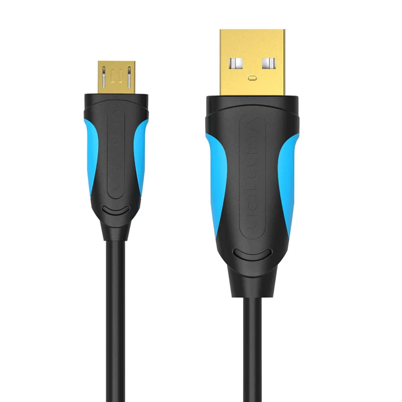 Vention 1.5m Micro USB Cable,  high speed 2.0 Data sync Charger Mobile Phone charging Cables For Samsung galaxy S4 S3 HTC black 