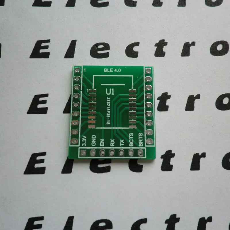 

1 pcs x Surface Mount to DIP Evaluation Board for Bluetooth 4.0 BLE RF-BM-S02 module expansion board FREE SHIPPING!