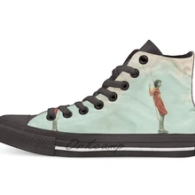 Lucy in the Sky Повседневная Высокая холщовая обувь кеды для дропшиппинг