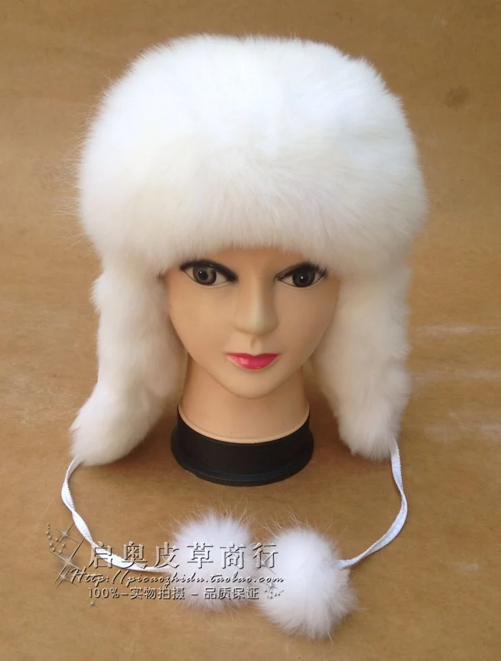 Лисица высокого качества меховая шапка женская зимняя Ушная шапка Lei Feng eушками, детская теплая шапка из лисьего меха