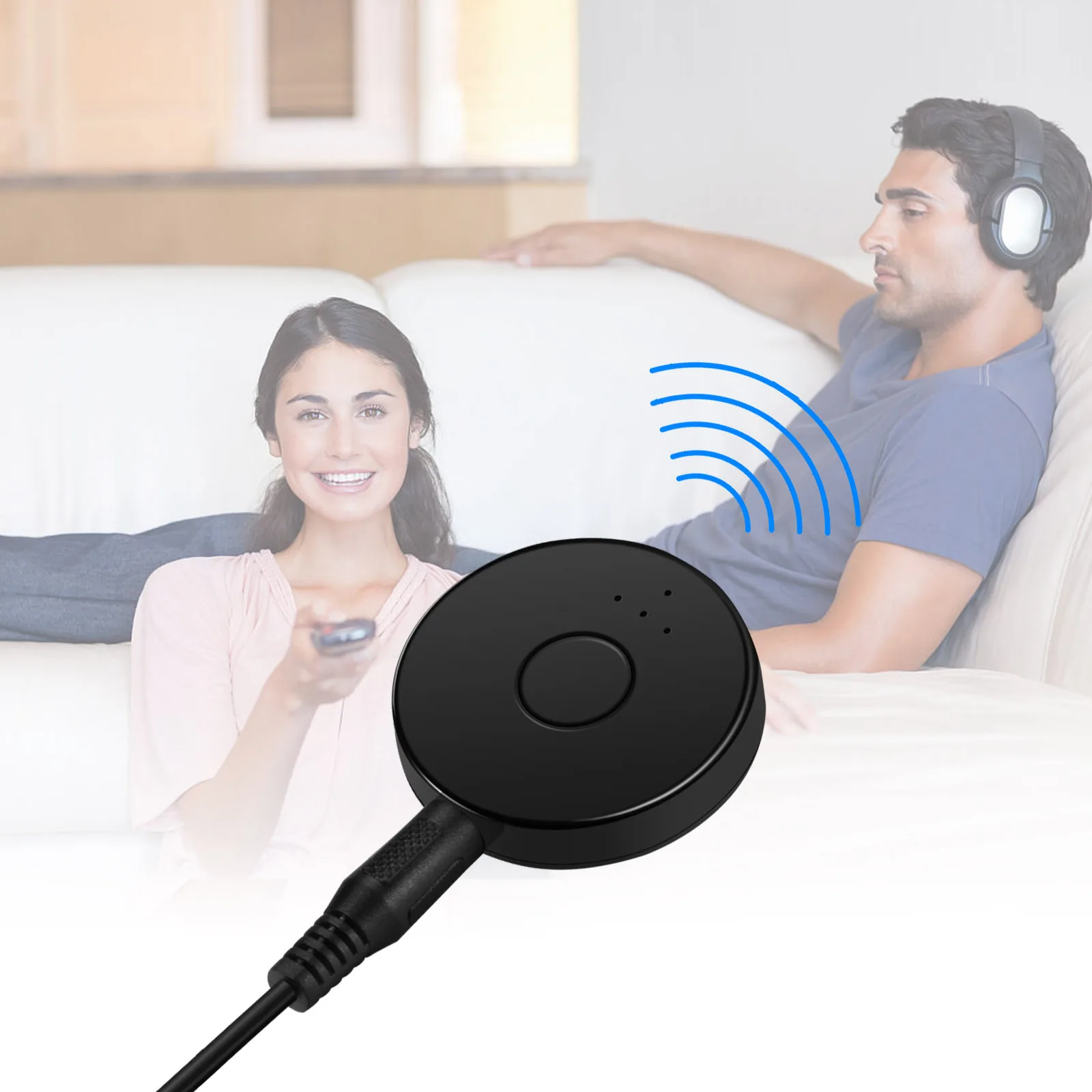 Bluetooth CSR4.0 адаптер 3,5 мм аудио музыка стерео Bluetooth передатчик поддержка двух Bluetooth устройств для наушников ТВ ПК