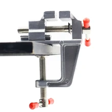 Table Vise Rotating Bench Vise Work Table Bench Clamp Swivel Rotated Hobby Craft Repair Tool Holder