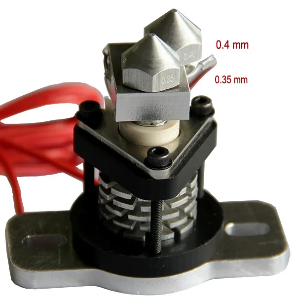 Reprap Hotend V2.0 0,3 мм 0,35 мм 0,4 мм 0,5 мм сопло Объёмный рисунок(3D-принт) головной экструдер запчасти принтера