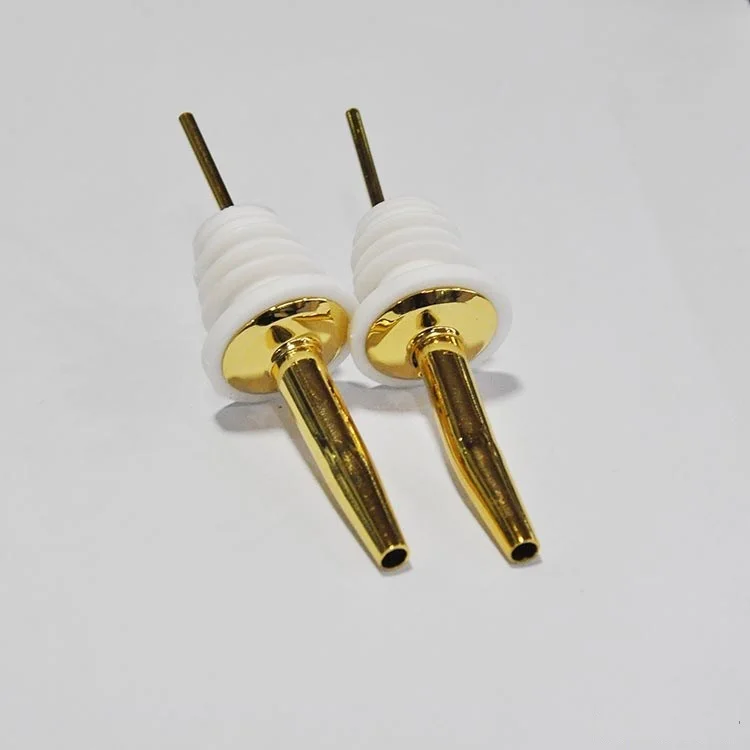 100 шт Новое поступление золотистого цвета из нержавеющей стали крышки для