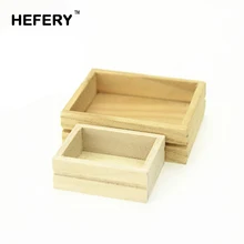 1/12 Миниатюрные аксессуары для кукольного домика, мини деревянная коробка, имитация мебели, модель игрушек для украшения кукольного дома