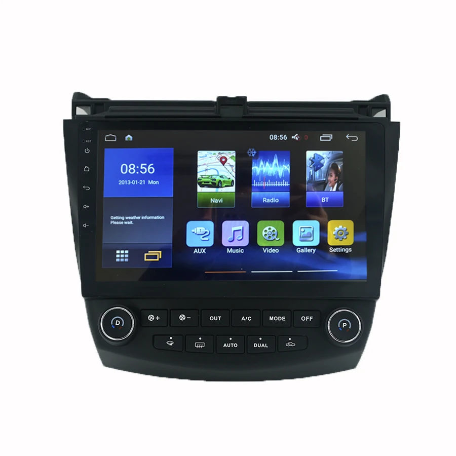 Sale Asvegen Android 6.0 Quad Core 10.2 inch Car GPS Navigation Radio Bluetooth Multimedia Player For HONDA Accord 7 7th 2003-2007 3