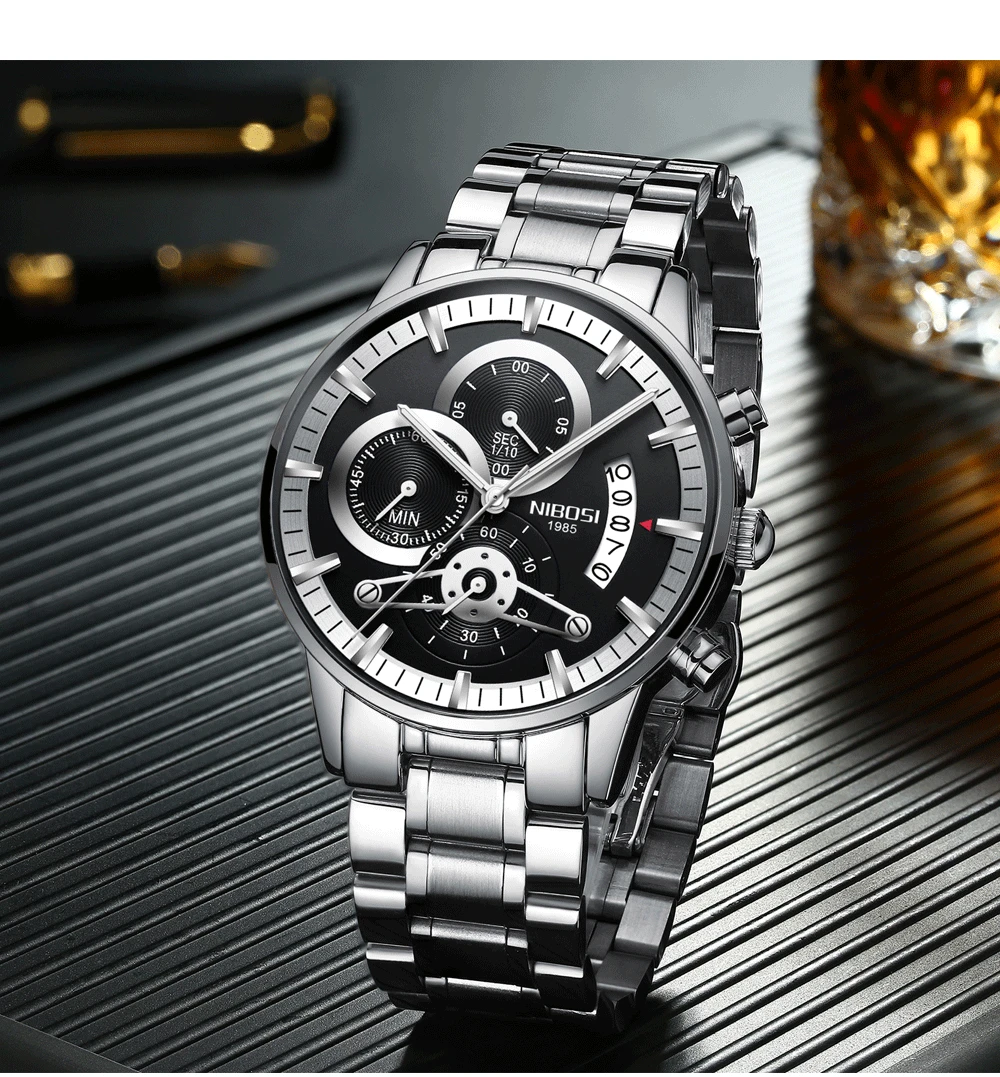 Luxury Watches Men High Quality Watches Men Luxury Brand Wristwatches Fashionable Erkek Kol Saati Metal Stainless steel Saat Man (16)