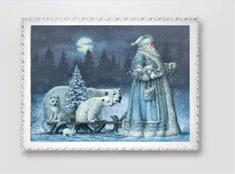 

5D diamond embroidery diy diamond Painting old bear moonlight pictures diamond mosaic cube drill home decor