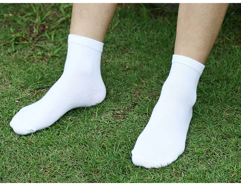 CHYEHI 5 пар/кор. сезон: весна-лето для мужчин хлопковые короткие носки для бизнес повседневное одноцветное цвет Мужские шлёпанцы дл