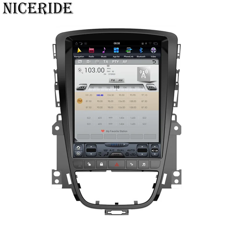 Clearance Android 7.1 10.4" Tesla Vertical Screen Car Radio Gps Dvd Player for Buick Excelle 2010-2014 Audio Multimedia System BT Wifi 4