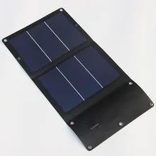 6W 5V Outdoor folding Solar Panel USB Output Portable Foldable Power Bank waterproof travel Solar Charger phone high efficiency