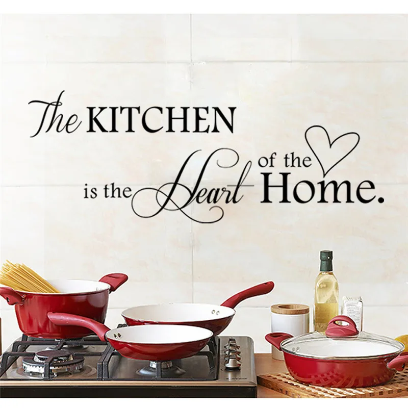 Kitchen wall stickers Spoon Fork restaurant adesivo de paredes decals art posters Sofa Wall Home Decoration