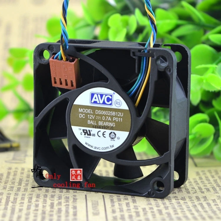 Free Shipping AVC DS06025B12U P011 60mm 6cm DC 12V 0.70A Pwm server inverter cooling fan Free Shipping AVC DS06025B12U P011 60mm 6cm DC 12V 0.70A Pwm server inverter cooling fan