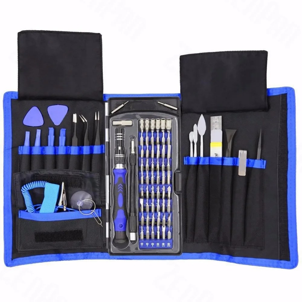 

80 in 1 Multi-purpose Precision Screwdriver Wallet Set Professional Electronics Repair Tool