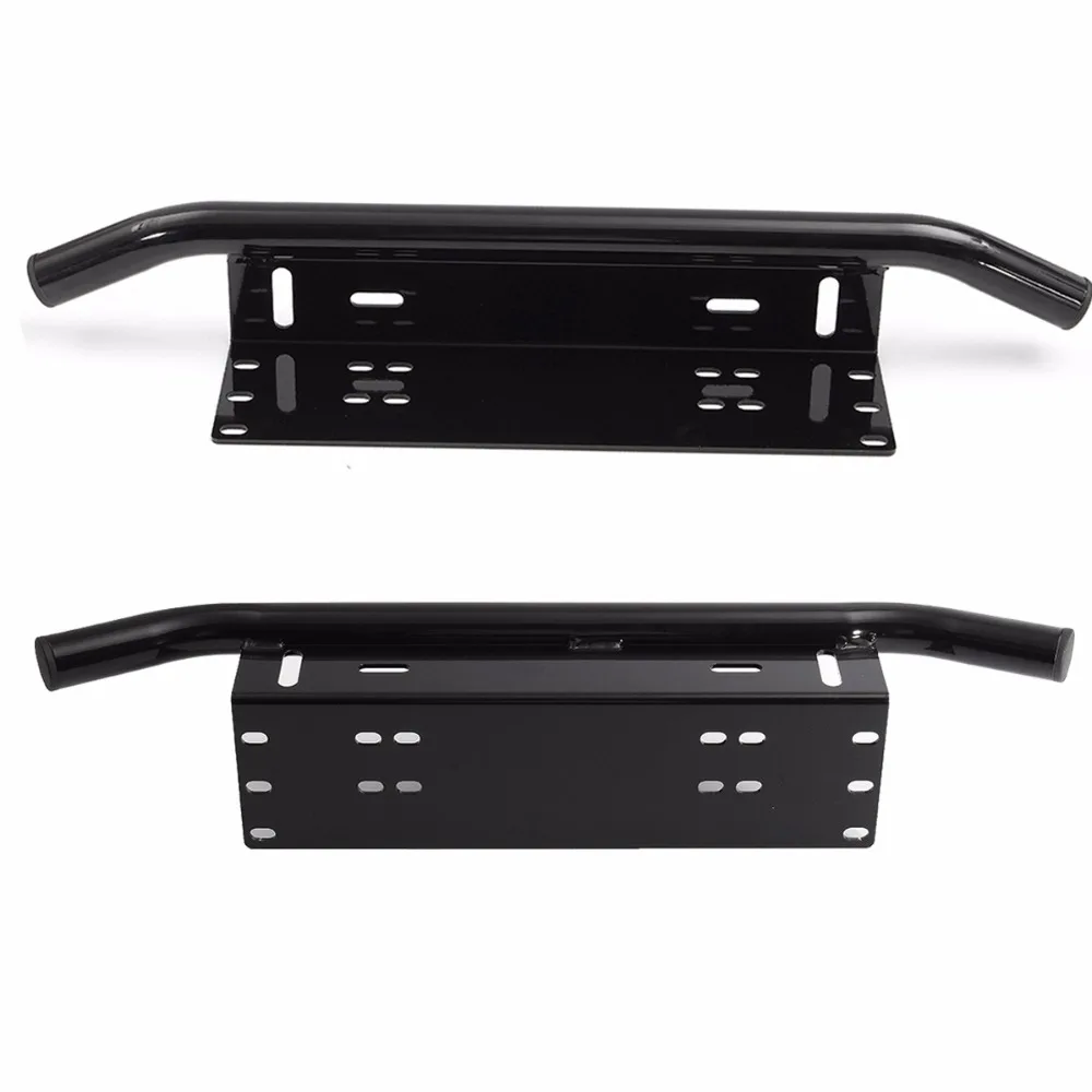 1PCS Universal Front Bull Bar Bumper Holder, License Plate Frame