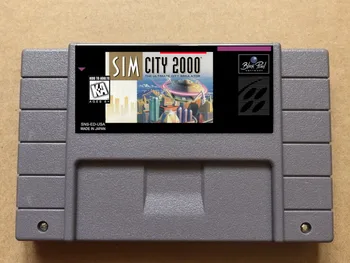 

Sim city 2000 USA-NTSC version 16 bit 46 pins video games !