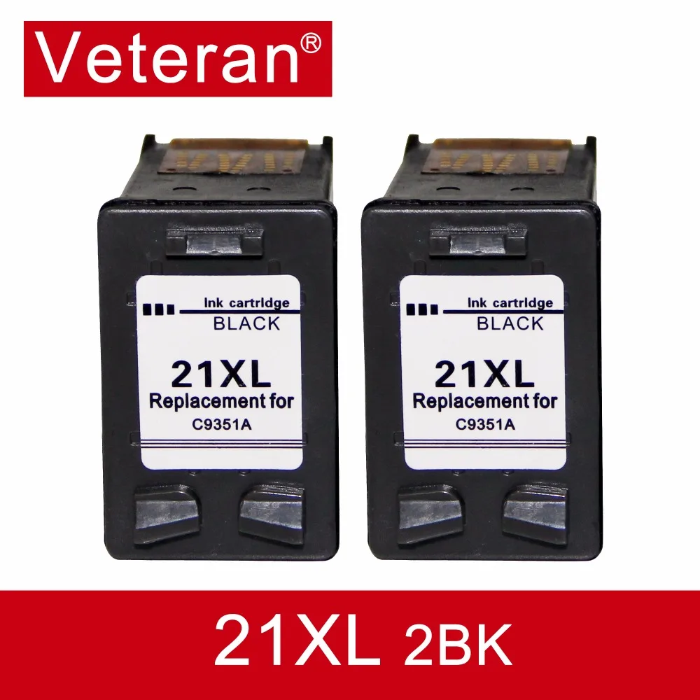 

Veteran Cartridge replacement for hp 21 22 ink cartridge hp21 for hp Deskjet F2280 F2180 F4180 F300 F380 F2100 F2200 printers