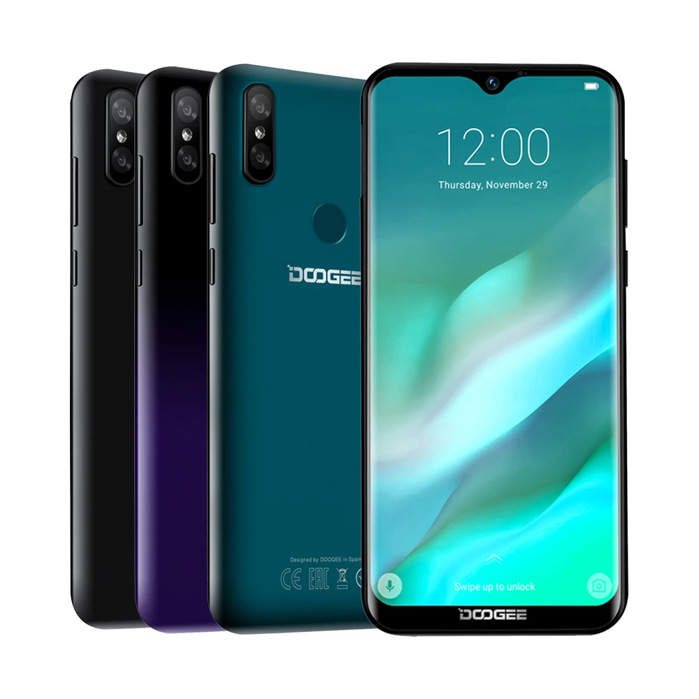 DOOGEE Y8 Android 9 0 FDD LTE смартфон MTK6739 3 ГБ ОЗУ 16 Гб ПЗУ 6 1 дюйма 19:9 водонепроницаемый LTPS