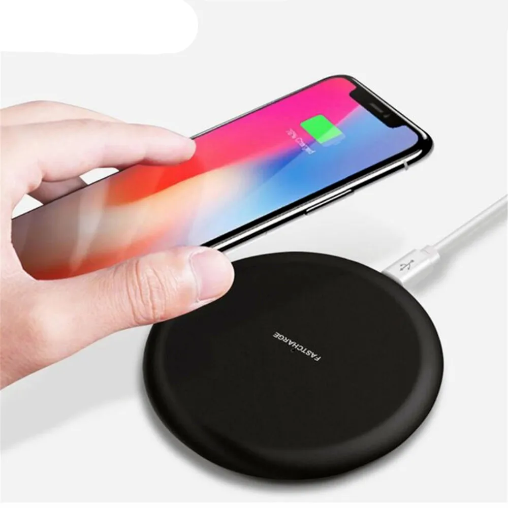 

Qi Wireless Charger For iPhone 8/X /8 Plus 10W Fast Wireless Charging Pad For Samsung Galaxy S8 S9 S7 Wireless Charger