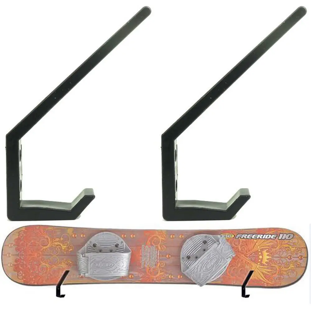Стойка для хранения сноуборда, грубая настенная стойка для хранения-подходит для большинства сноубордов(не толще 30 мм)-без боа