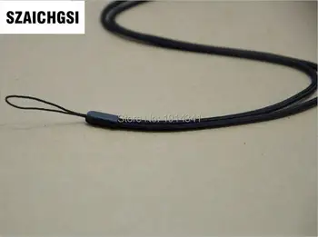 

SZAICHGSI long Nylon Wrist Hand Strap Lanyard for Mobile Cell Phone Camera USB MP4 PSP Straps black color wholesale 50pcs/lot