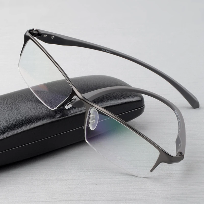 Pure Titanium Glasses Frame Full Eyeglasses Men Optical