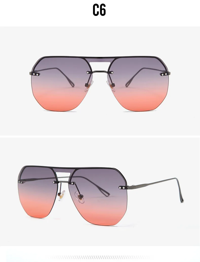 JackJad модные современные защитные очки с заклепками, крутые солнцезащитные очки с двойными цветными линзами, фирменный дизайн, солнцезащитные очки Oculos De Sol 058