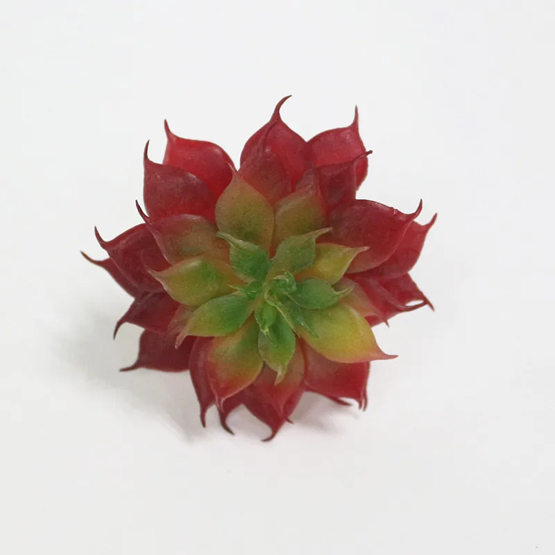 Flone High Quality Artificial Plants Succulents Lotus Mini Green Simulation Plant Home Office Garden Fake Flower Decoration (9)