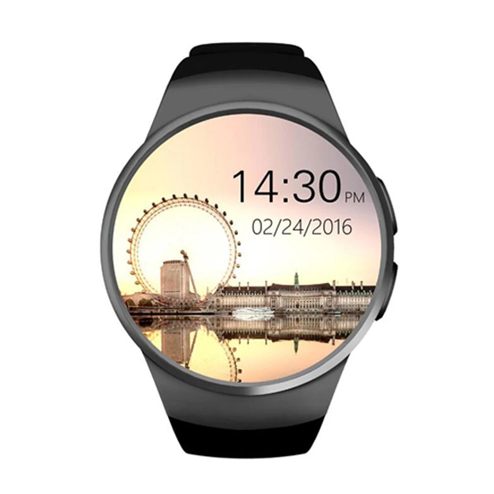 

1.3 inches IPS Round Touch Screen Water Resistant Smartwatch Phone with SIM Card Slot,Sleep Monitor,for IOS and Android Device