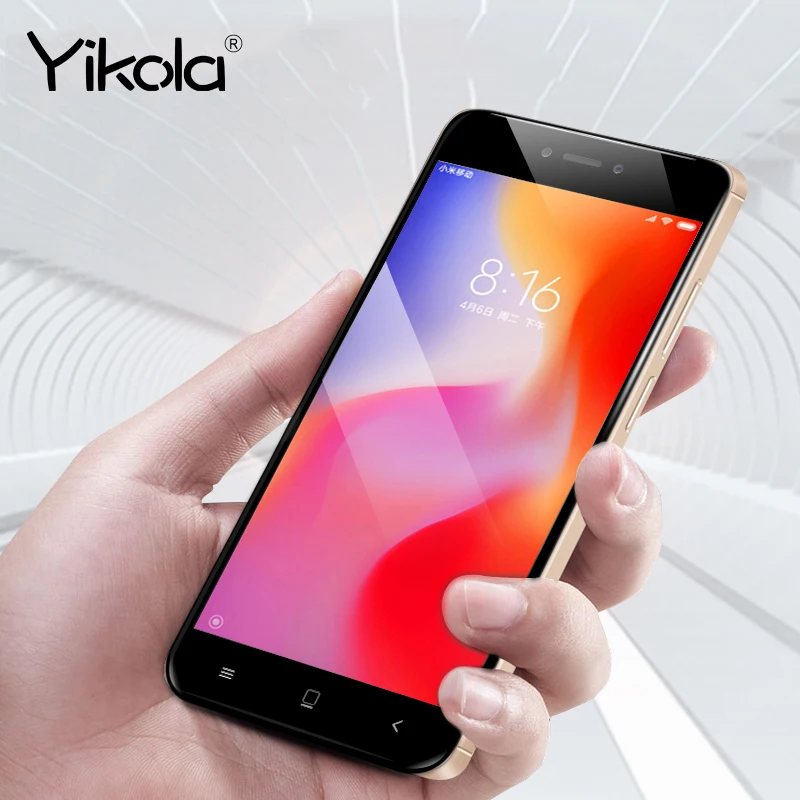 Yikola 5D полное покрытие Экран протектор для Xiaomi Redmi 4X холодной резные закаленное