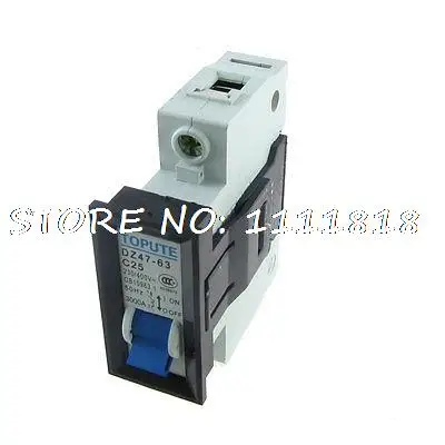 

25A AC 230V 400V Single Pole 1P MCB Circuit Breaker DZ47-63 C25 Lnruw