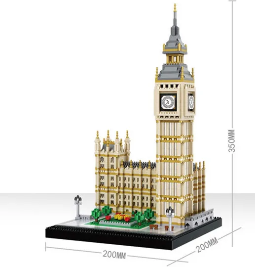 

3600pcs Big Ben Model Building House Model Building Block Bricks Compatible legoed