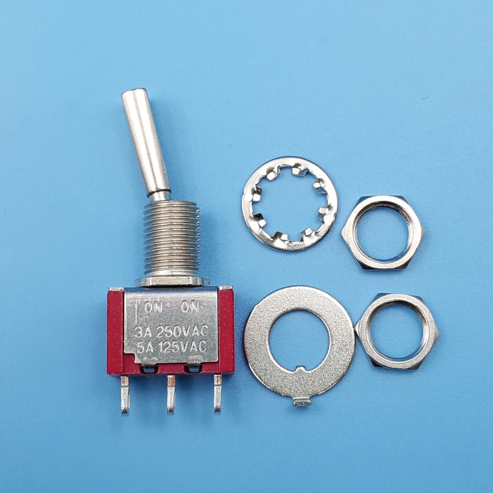 10 шт. SH T8013 UHB 3Pin плоская ручка вкл ВКЛ поддерживает 2 положения SPDT Мини
