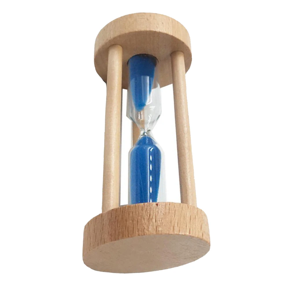 1Pcs 3minutes Wooden Frame Colorful Hourglass Sandglass Sand Clock Timers Kitchen Egg Cooking Timer Counts Watch