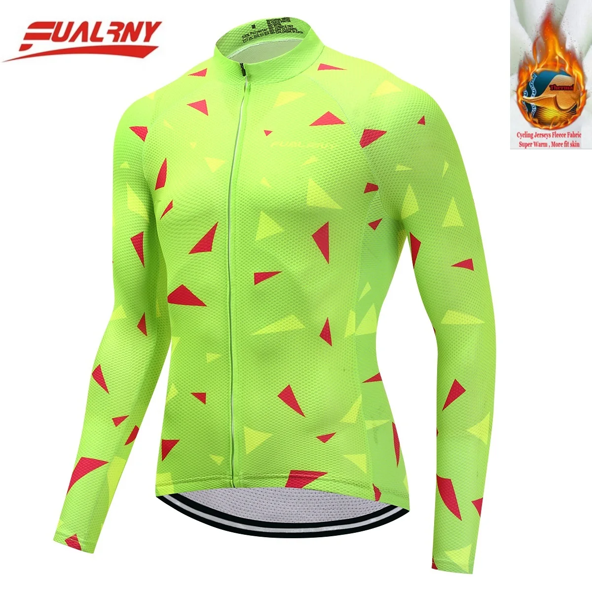 

Thermal Fleece jersey Ropa Ciclismo Cycling Jersey/winter Thermal Fleece/MTB Bike Clothes Fluorescence 17 color NEW Team FUALRNY