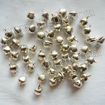 

500PCS/LOT.10mm silver bells.tree oranment.Jingle bells,Crat material, Handmade lacing bells,