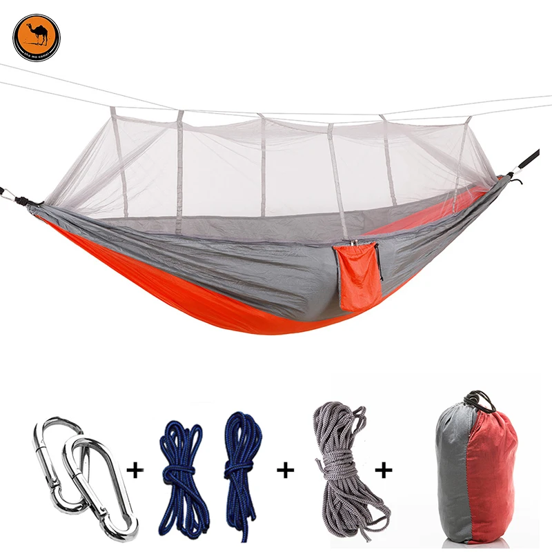 Ultralight Parachute Hammock Hunting Mosquito Net Double Person drop-shipping Outdoor Furniture Hammock
