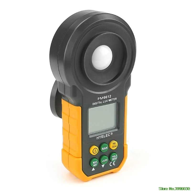 

Digital MS6612 LCD Lux Light Meter Lux/FC Luxmeter Illuminance Measuring HYELEC