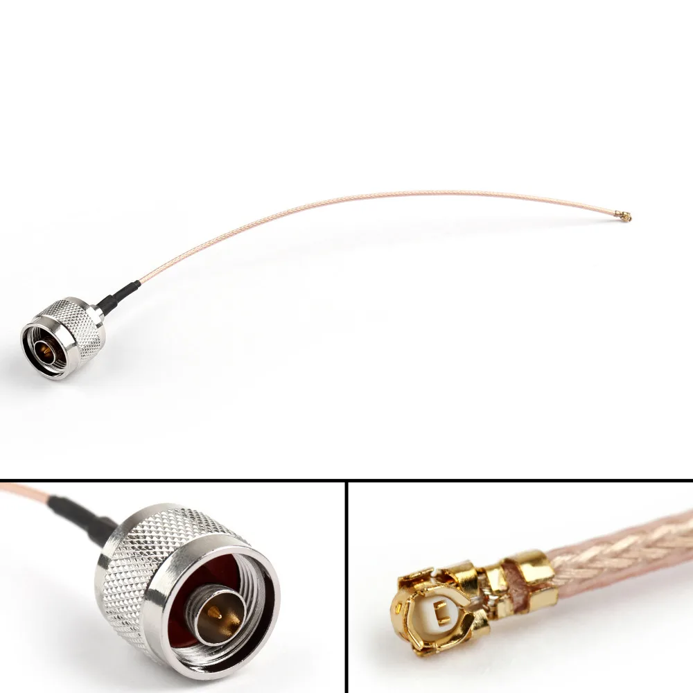 

Areyourshop 1Pcs RG178 Pigtail Cable U.fl IPX to N Type Male Plug Antenna Adapter 20cm Wires Cable