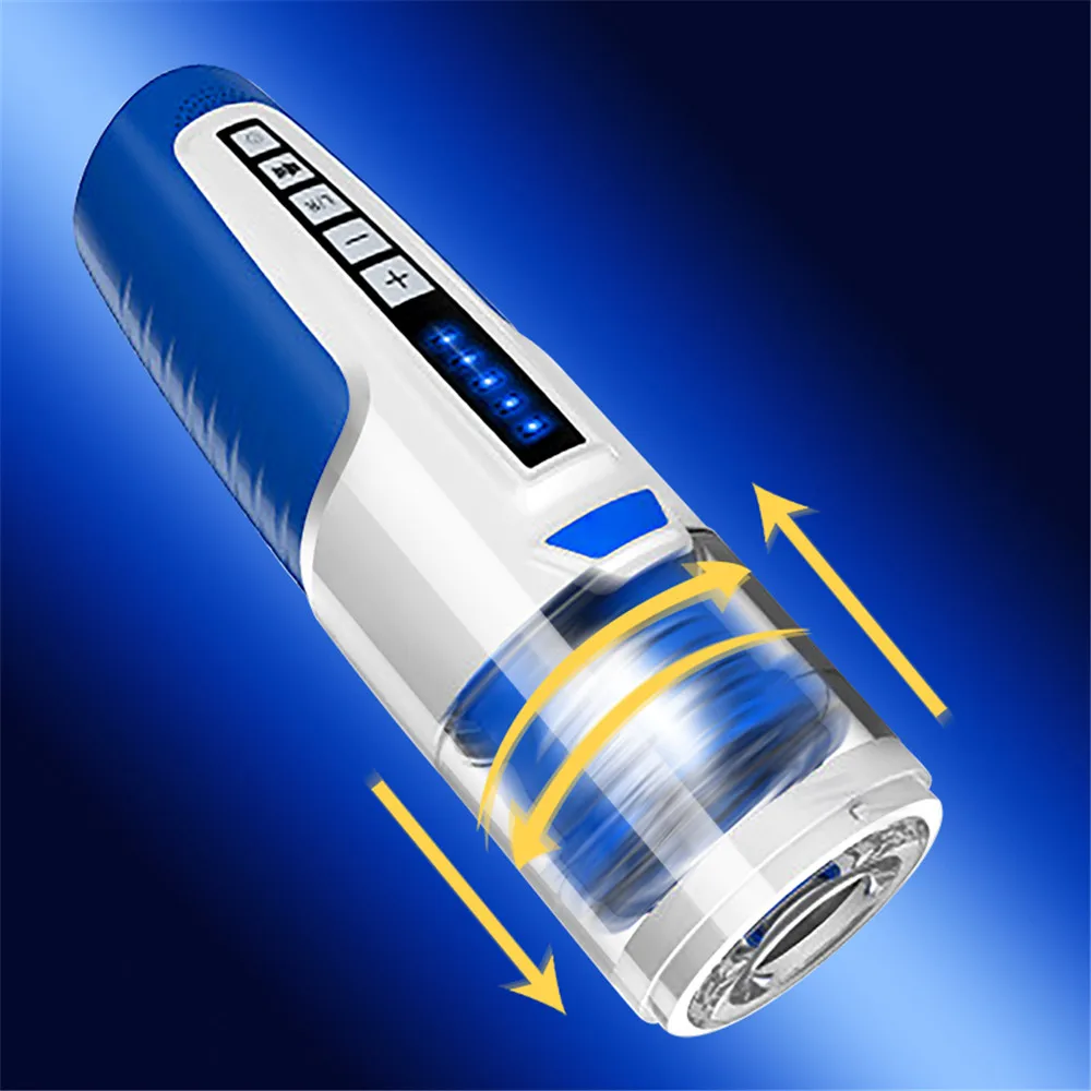 Automatic Rotate Male Masturbator Electric Penis Pump Vibrators For Man Realistic Pussy Deep Throat Oral Sucking Masturbator Cup (15)