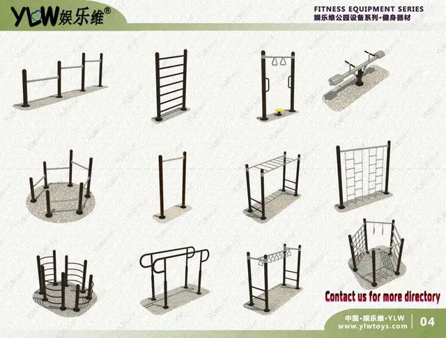 US $339.00 YLW-jians04 amusement park equipment body building gym equipmentfitness outdoor exercise equipment