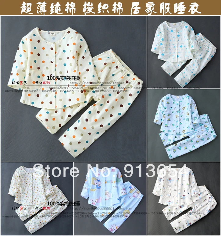 

new 2015 spring summer baby clothing sets baby boy & girl at home cartoon pajamas children outerwear + kids pants sleep sets