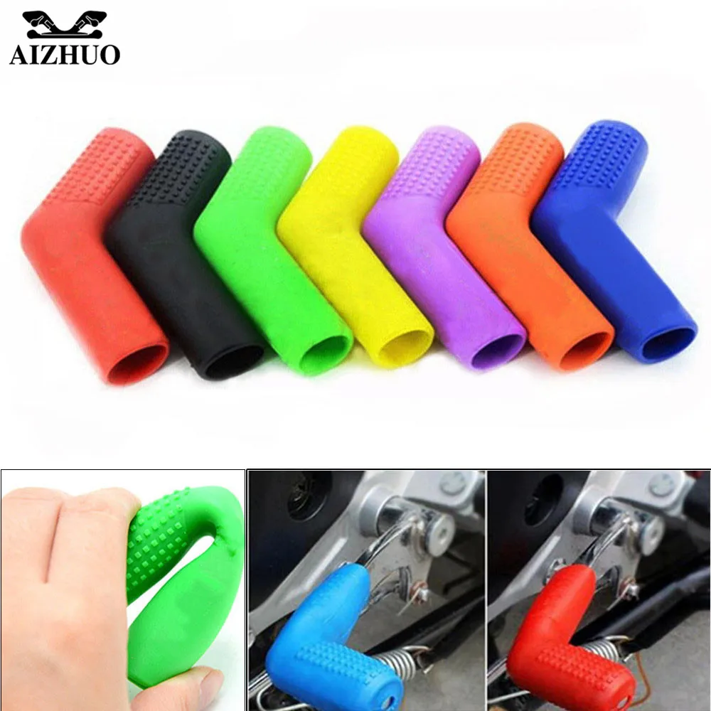 Proteggi Scarpa Per Moto E Bici - 2 Pezzi, Regolabile Con Velcro, Salvascarpe Leva Cambio Universale