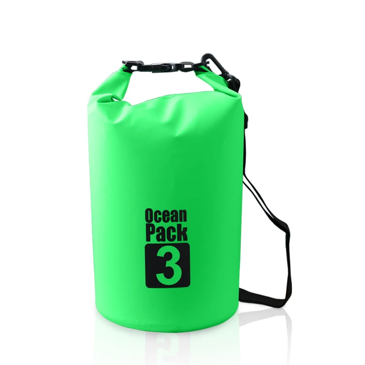 3л Водонепроницаемый сухой мешок для хранения пакет мешок для плавания открытый Каякинг каноэ речной треккинг катание на лодках - Цвет: 3L Green